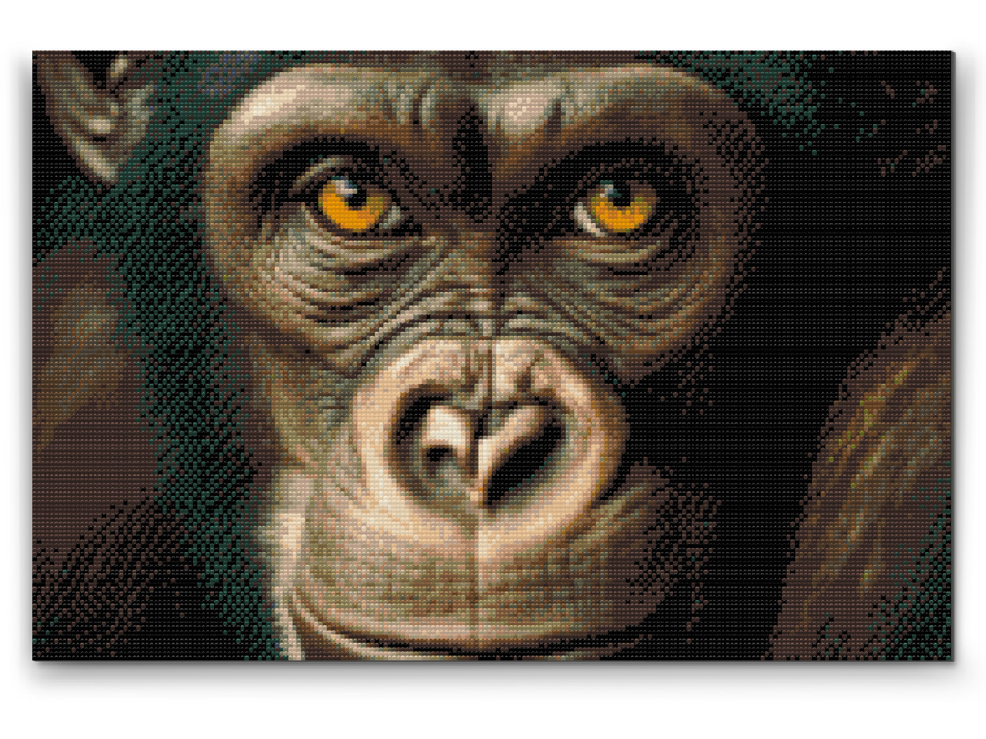 Diamond Painting - Chimpanse tæt på