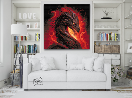 Diamond Painting - Ilddrage