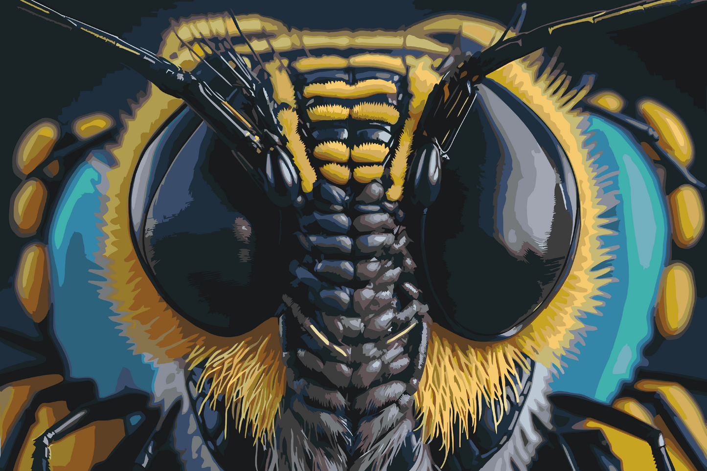 Paint by Numbers - Wasp