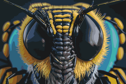 Paint by Numbers - Wasp