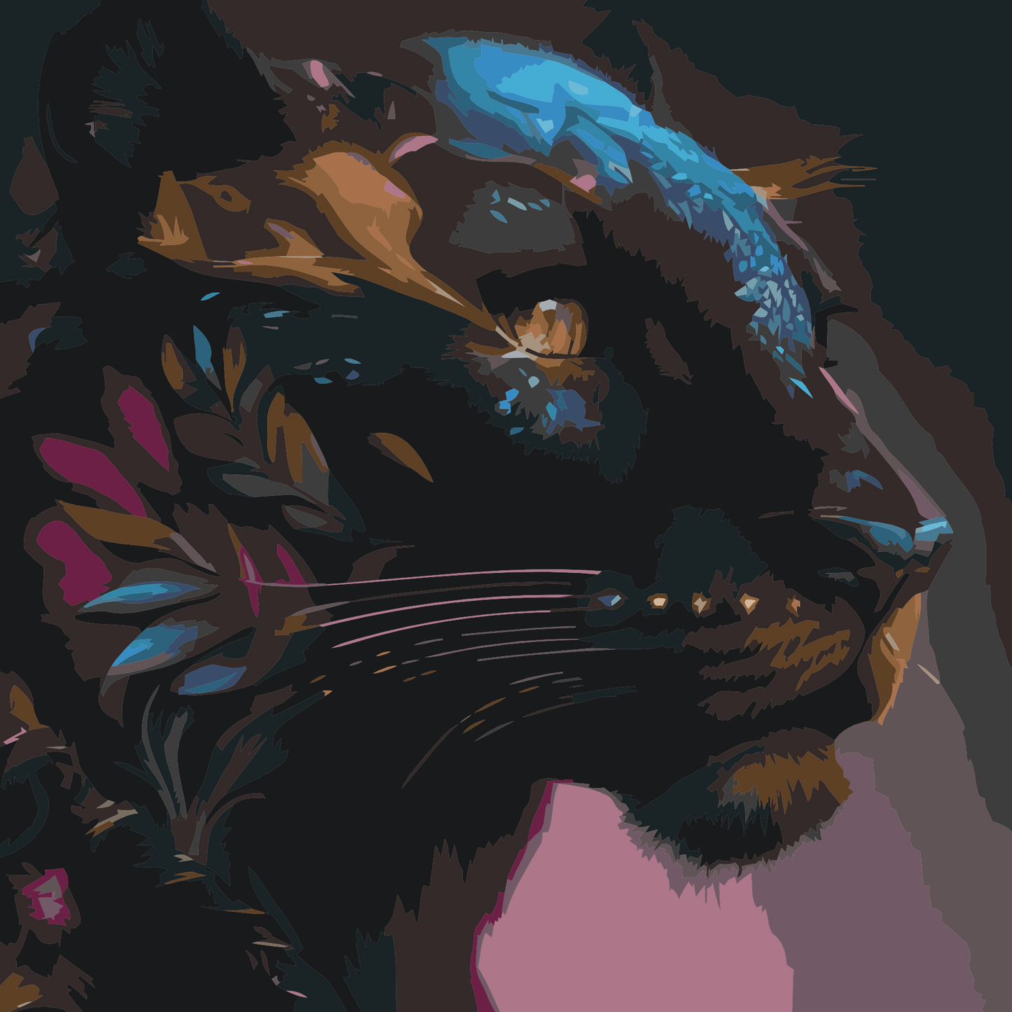 Paint by Numbers - Sort puma
