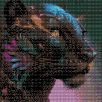 Diamond Painting - Sort puma