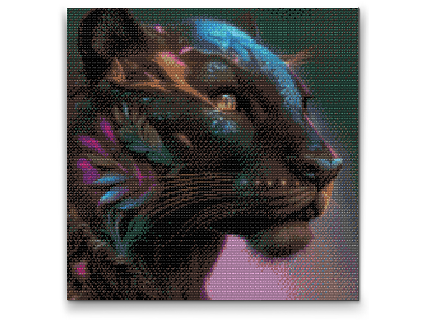 Diamond Painting - Sort puma