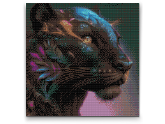 Diamond Painting - Sort puma
