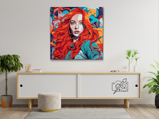 Diamond Painting - Sanselig rødhåret