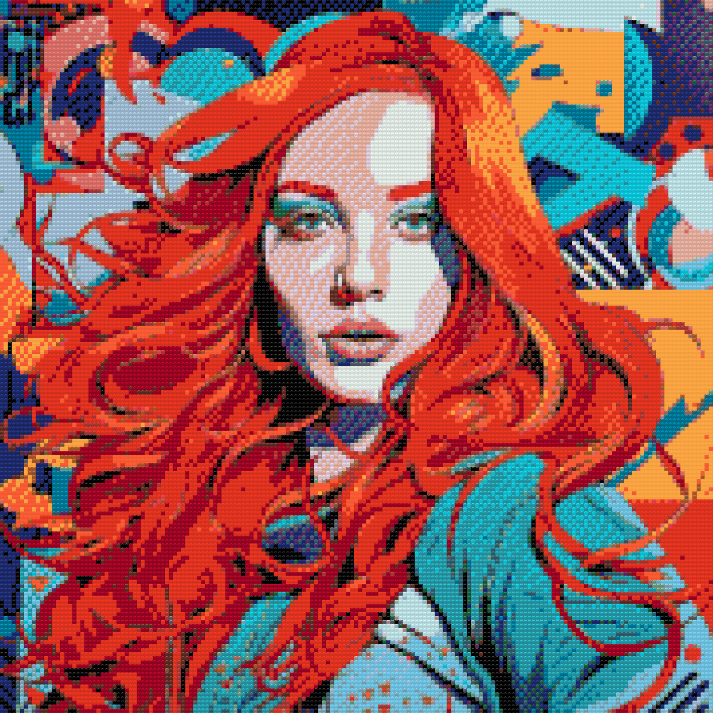 Diamond Painting - Sanselig rødhåret