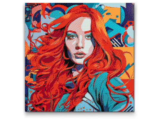 Diamond Painting - Sanselig rødhåret