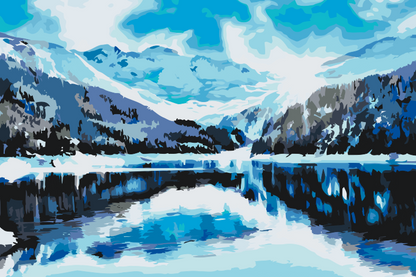 Paint by Numbers - Swiss Alp