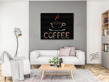 Diamond Painting - Kaffebønnestavning
