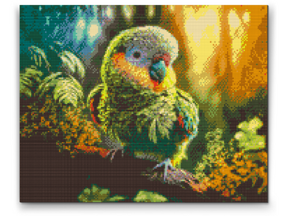 Diamond Painting - Papegøje i regnskoven