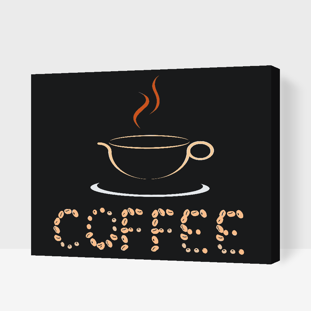 Paint by Numbers - Kaffebønnestavning