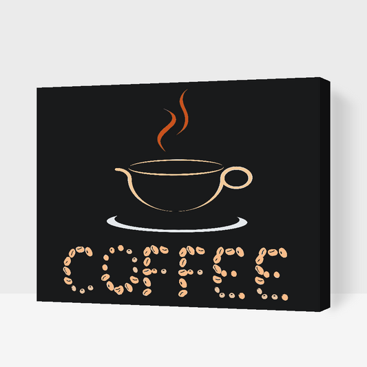 Paint by Numbers - Kaffebønnestavning