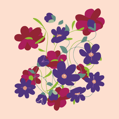 Paint by Numbers - Forårsblomster