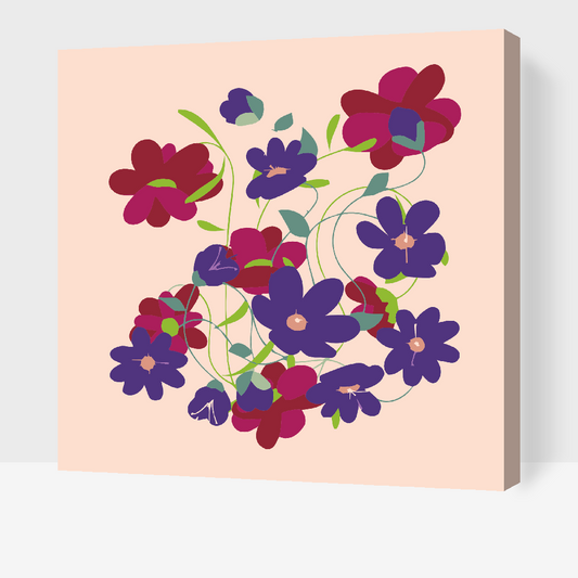 Paint by Numbers - Forårsblomster