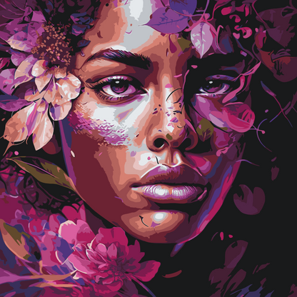 Paint by Numbers - Sanselig kvinde