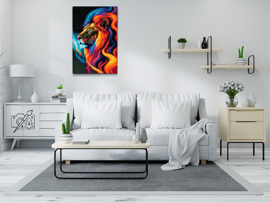 Diamond Painting - Majestætisk løve