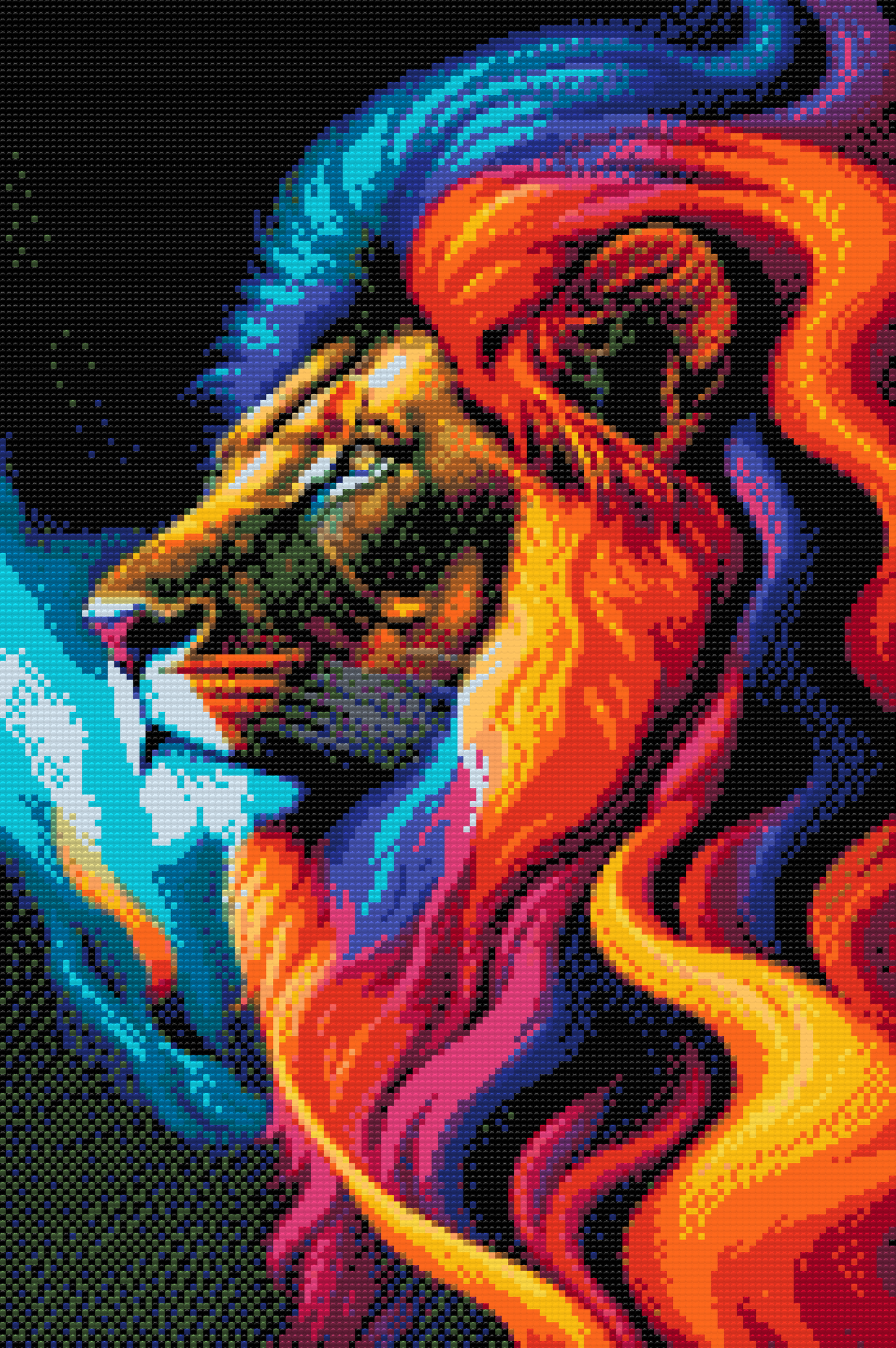 Diamond Painting - Majestætisk løve