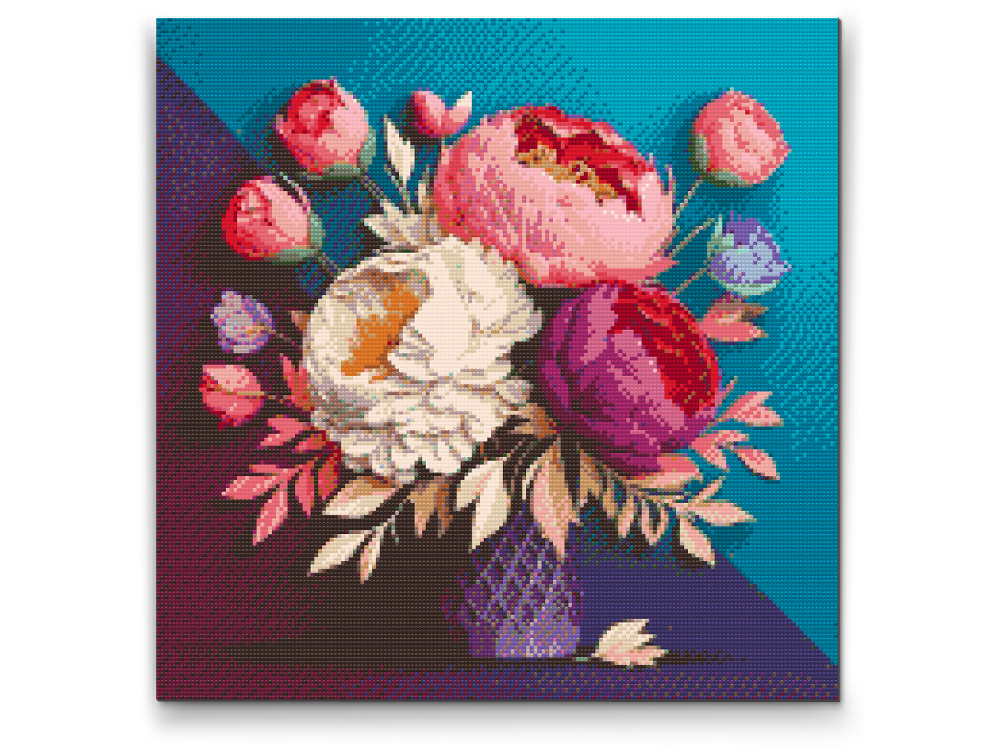 Diamond Painting - Buket pæoner