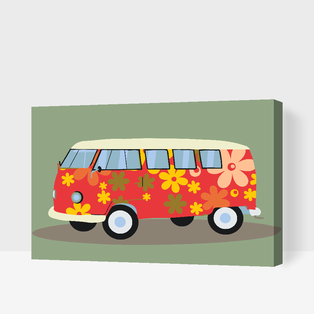 Paint by Numbers - Hippiebus