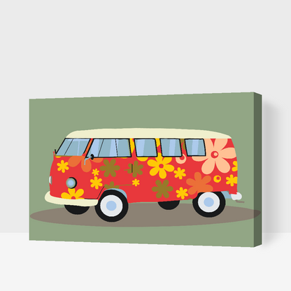 Paint by Numbers - Hippiebus