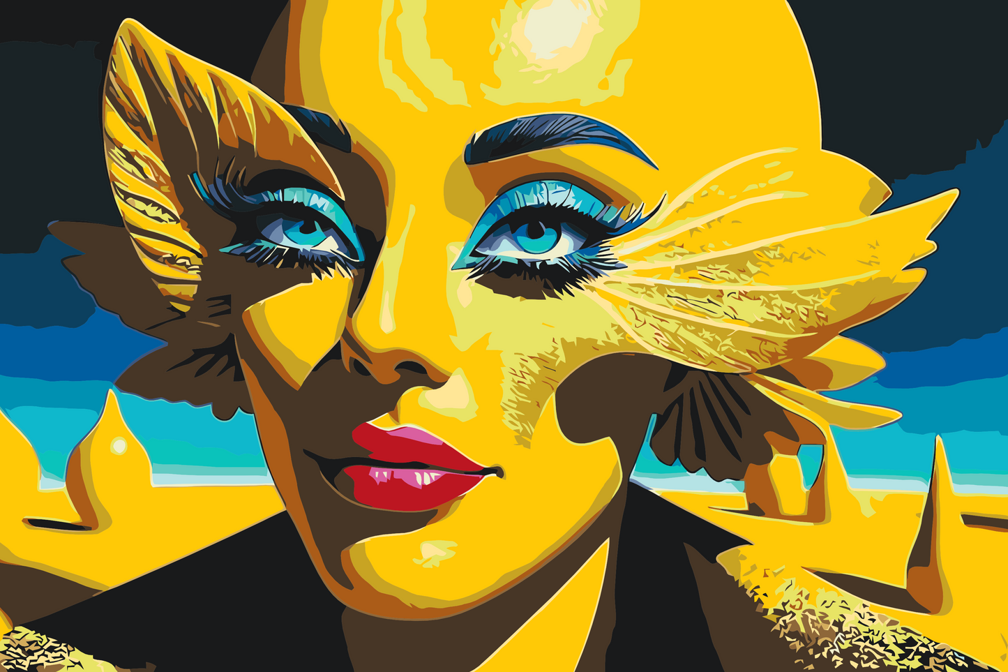 Paint by Numbers - Lemon lady