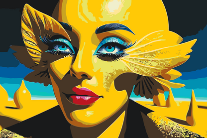 Paint by Numbers - Lemon lady