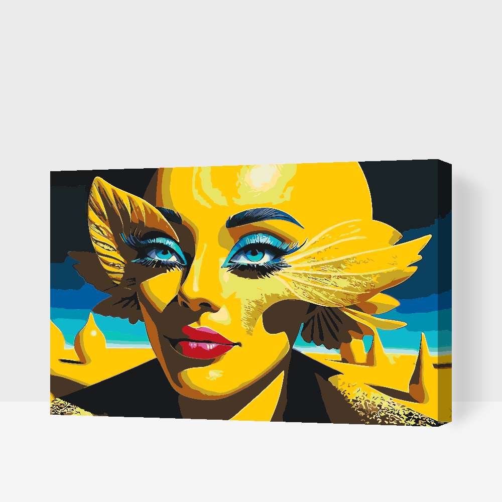 Paint by Numbers - Lemon lady
