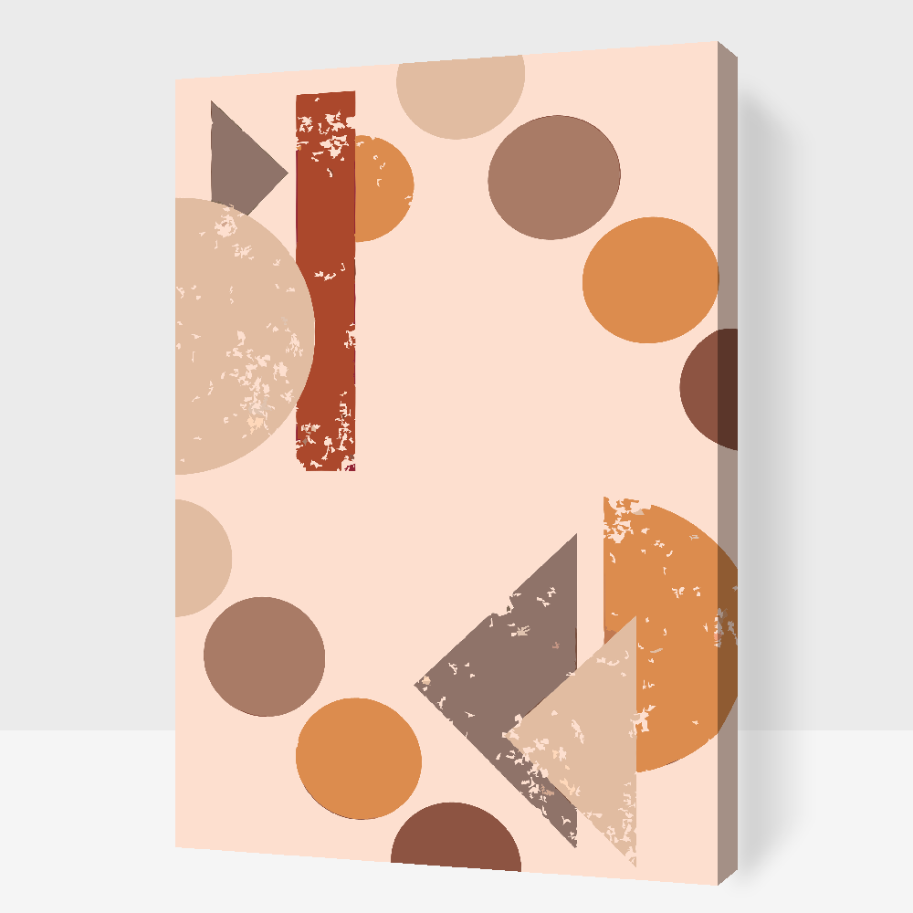 Paint by Numbers - Geometrisk design