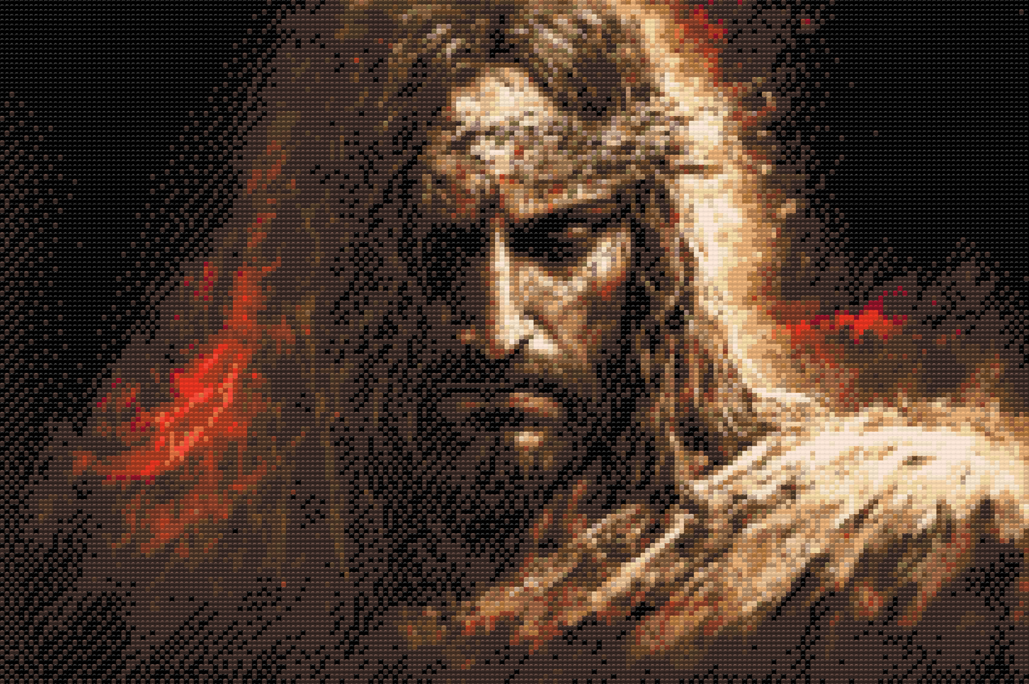 Diamond Painting - Jesus med sin tornekrone