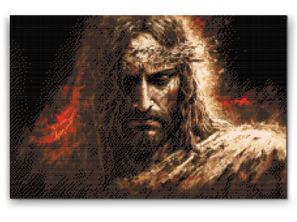 Diamond Painting - Jesus med sin tornekrone