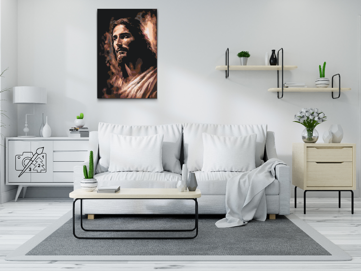 Paint by Numbers - Jesus 3