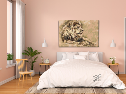 Paint by Numbers - Lion 2