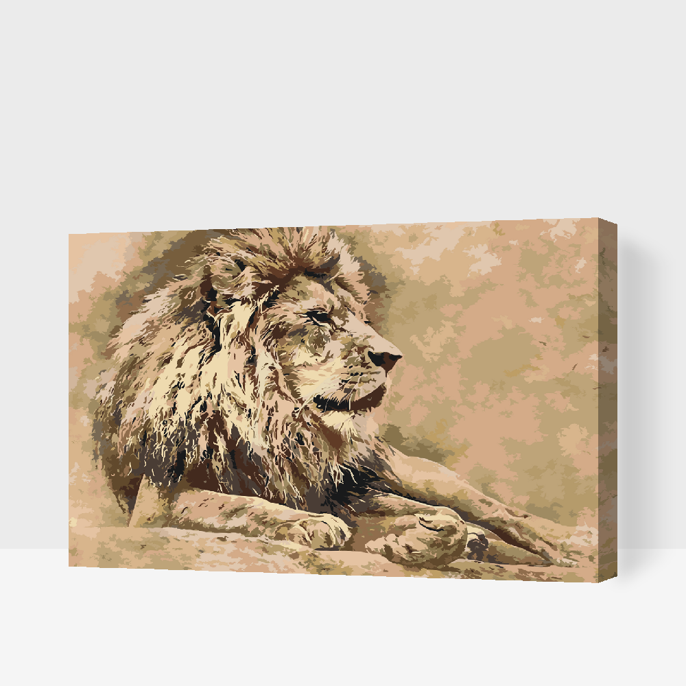Paint by Numbers - Lion 2