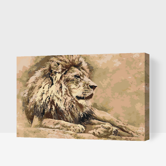 Paint by Numbers - Lion 2