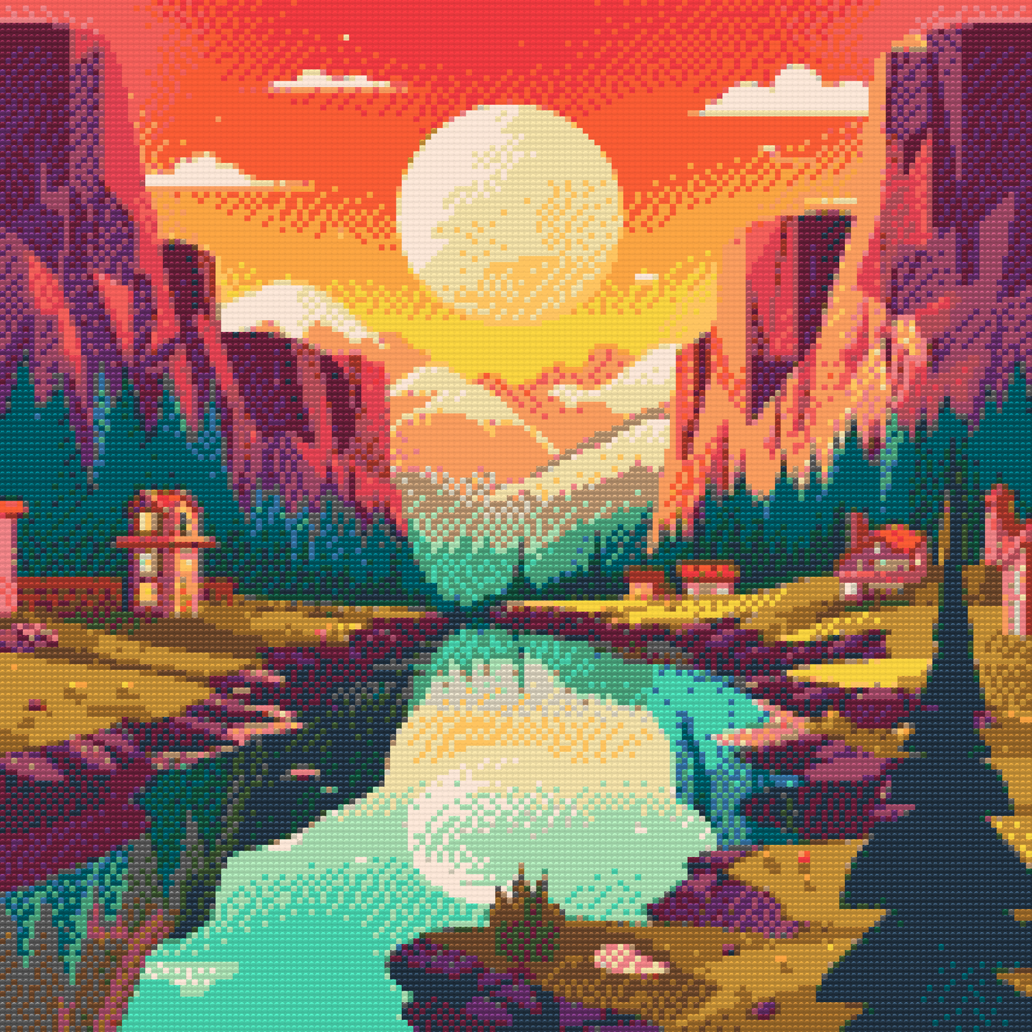 Diamond Painting - I dalen
