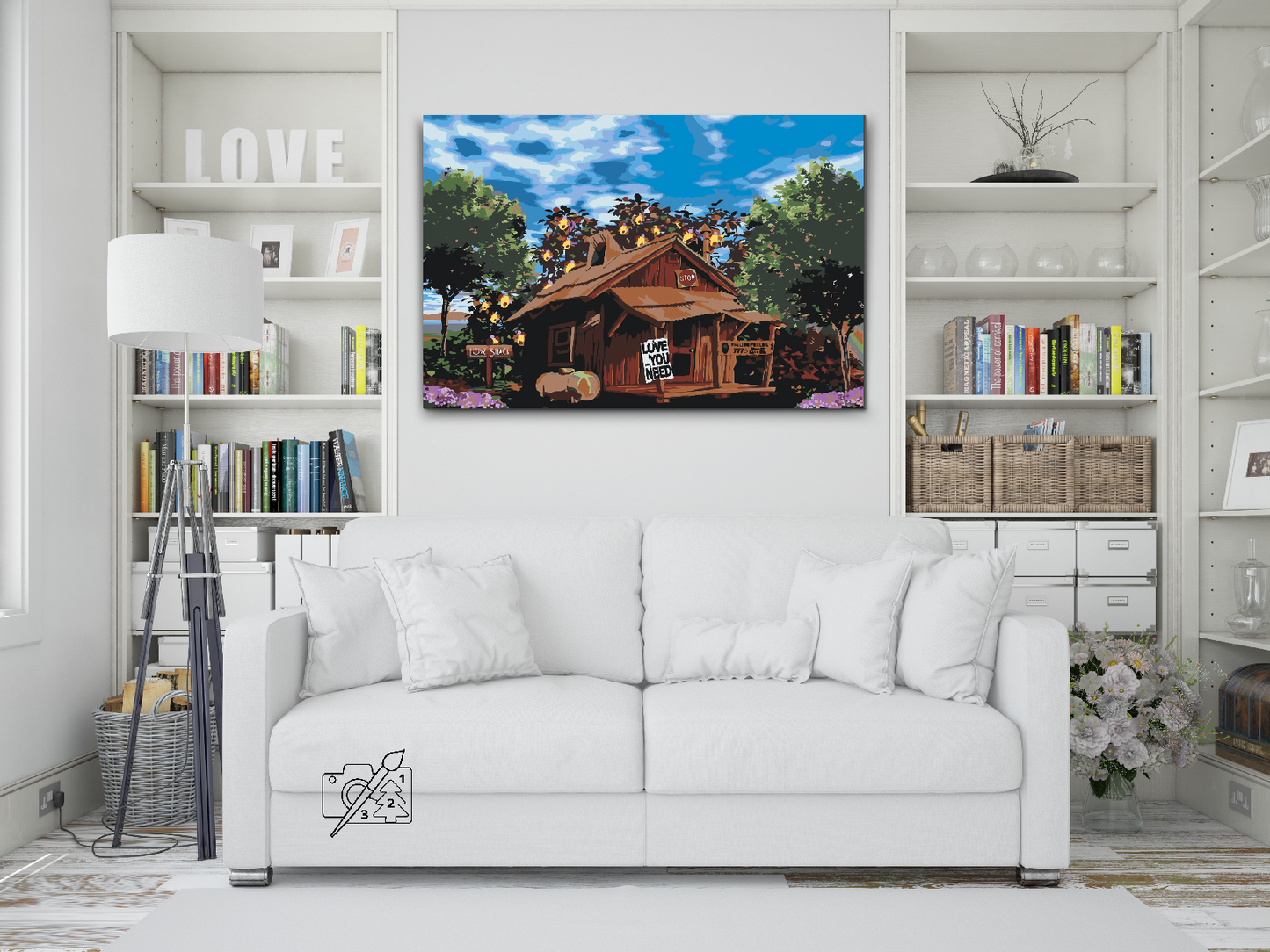 Paint by Numbers - Love Cottage 2