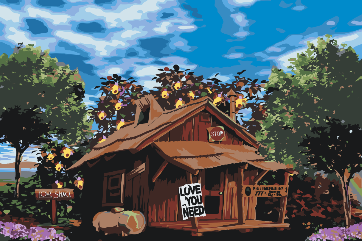 Paint by Numbers - Love Cottage 2