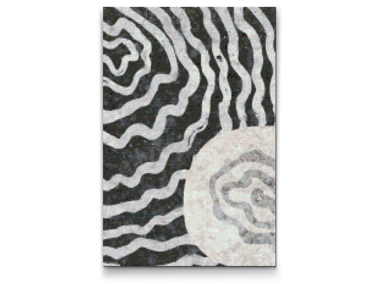 Diamond Painting - Abstrakt baggrund i grå 2