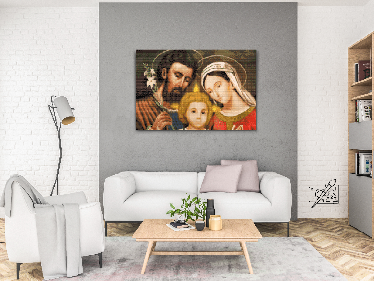 Diamond Painting - Den hellige familie