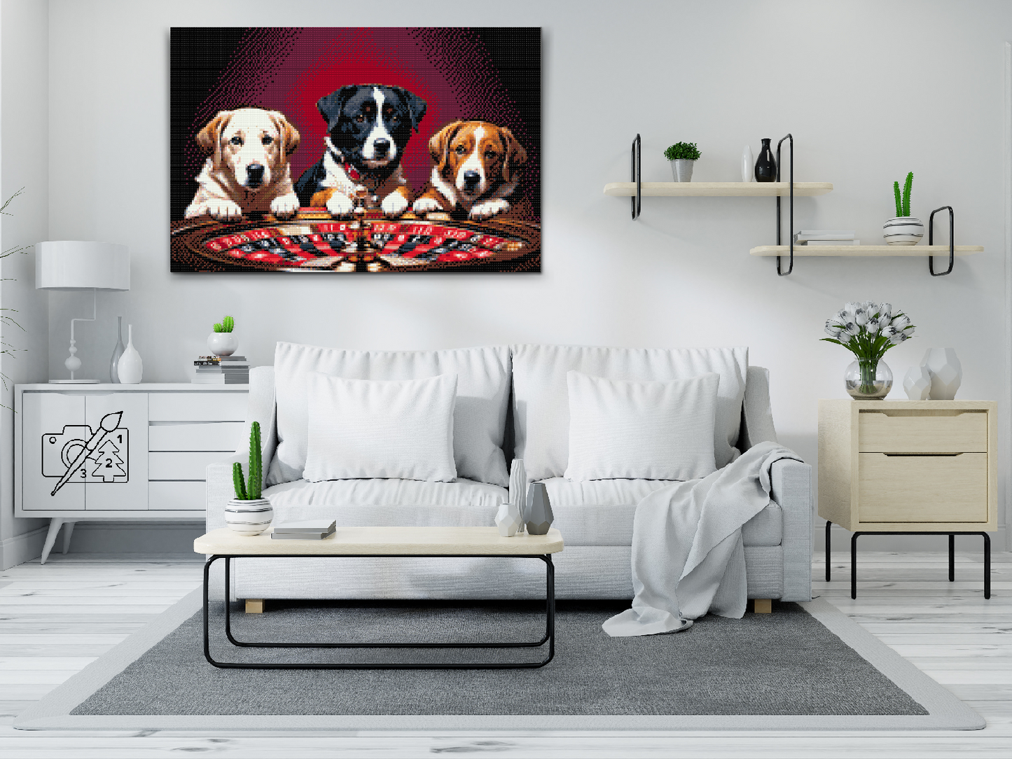 Diamond Painting - Hunderoulette