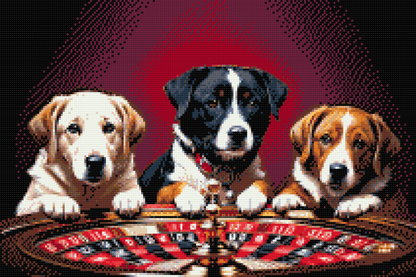 Diamond Painting - Hunderoulette