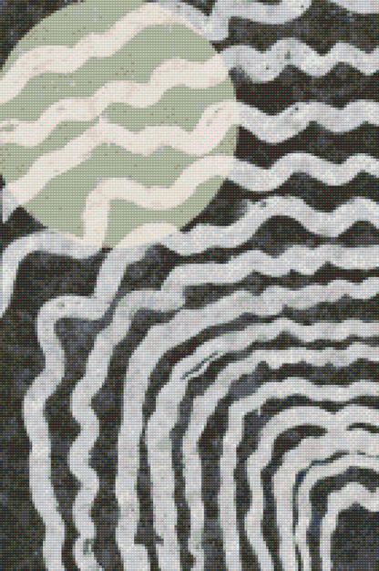 Diamond Painting - Abstrakt baggrund i grå 1