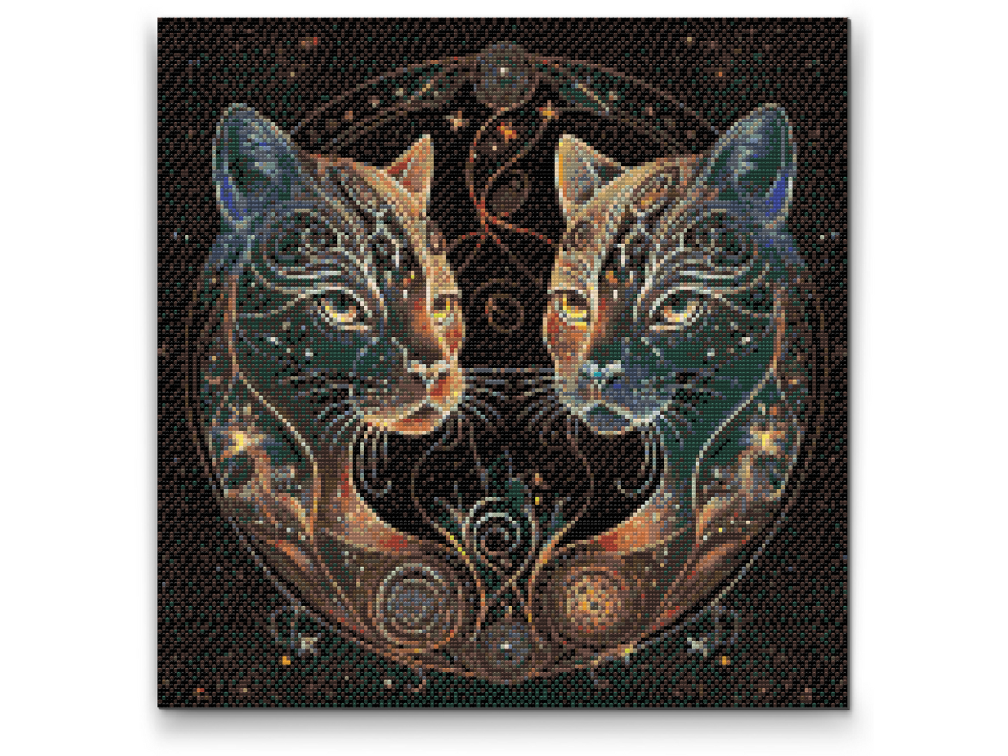 Diamond Painting - Astrologiske katte