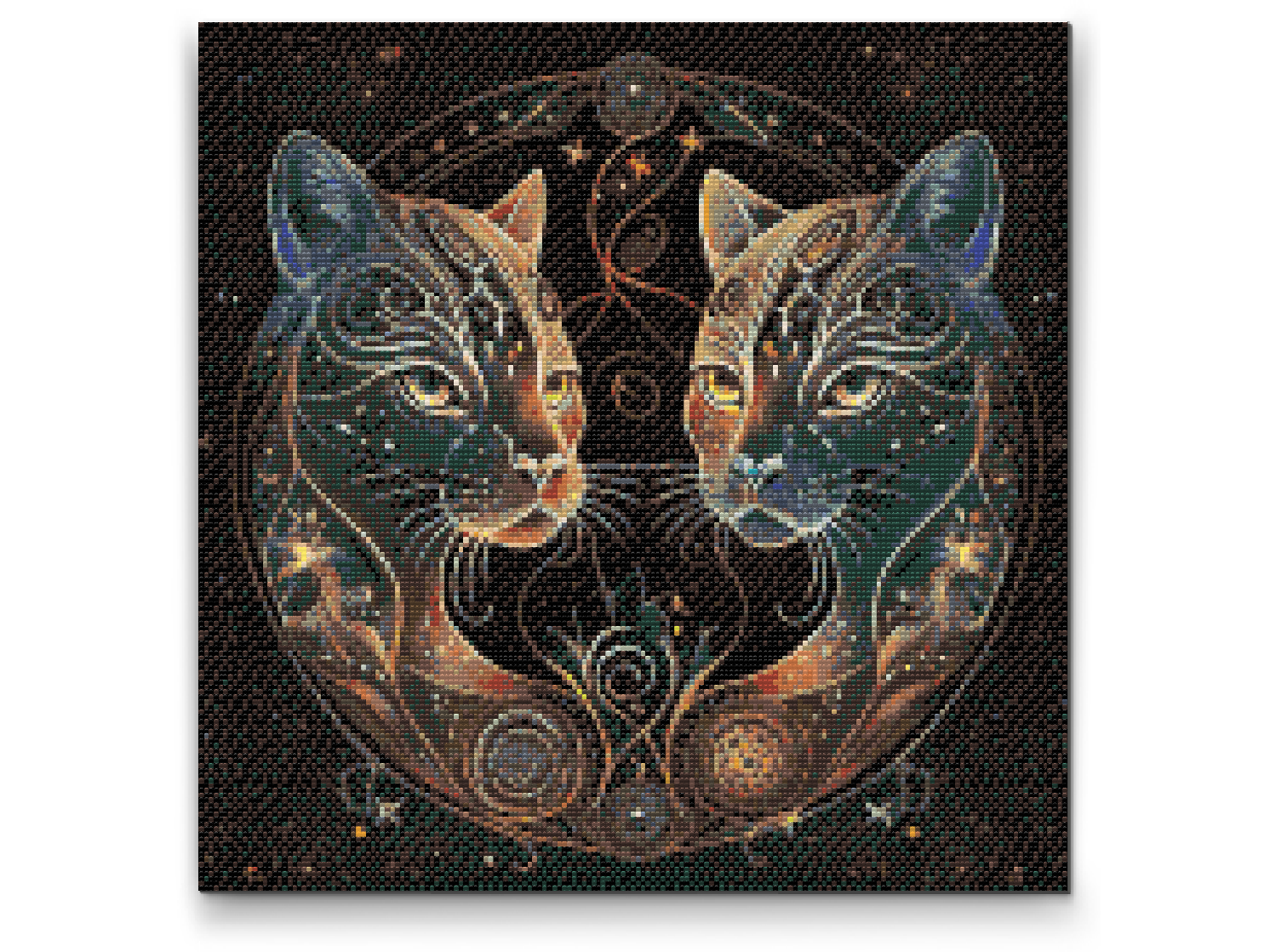 Diamond Painting - Astrologiske katte