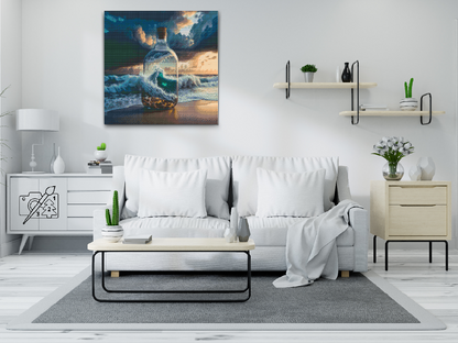 Diamond Painting - Hav i en flaske