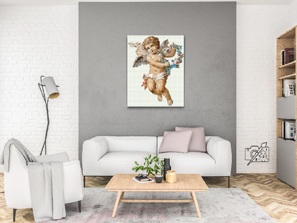 Diamond Painting - En engel med en krans