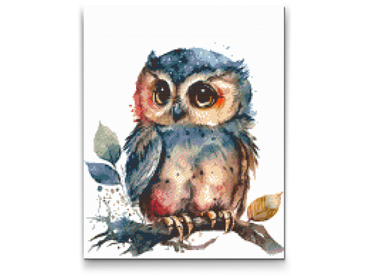 Diamond Painting - Storøjet ugle