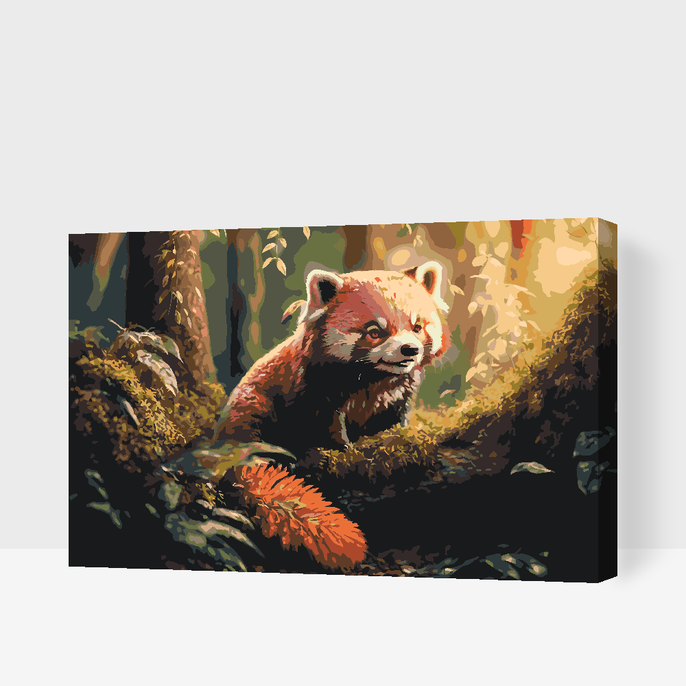 Paint by Numbers - Red Panda