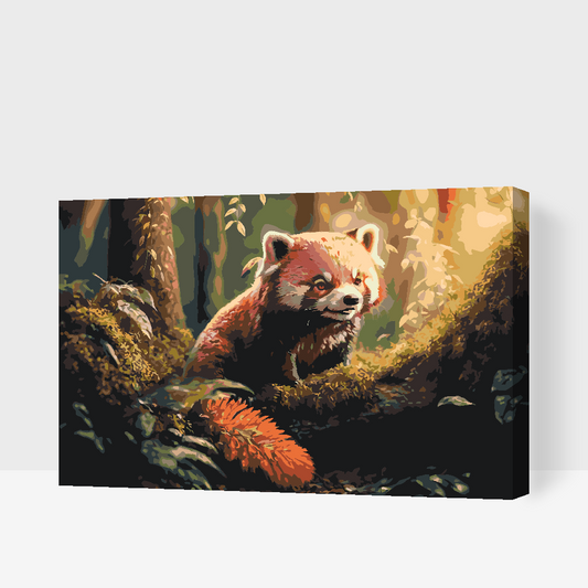 Paint by Numbers - Red Panda