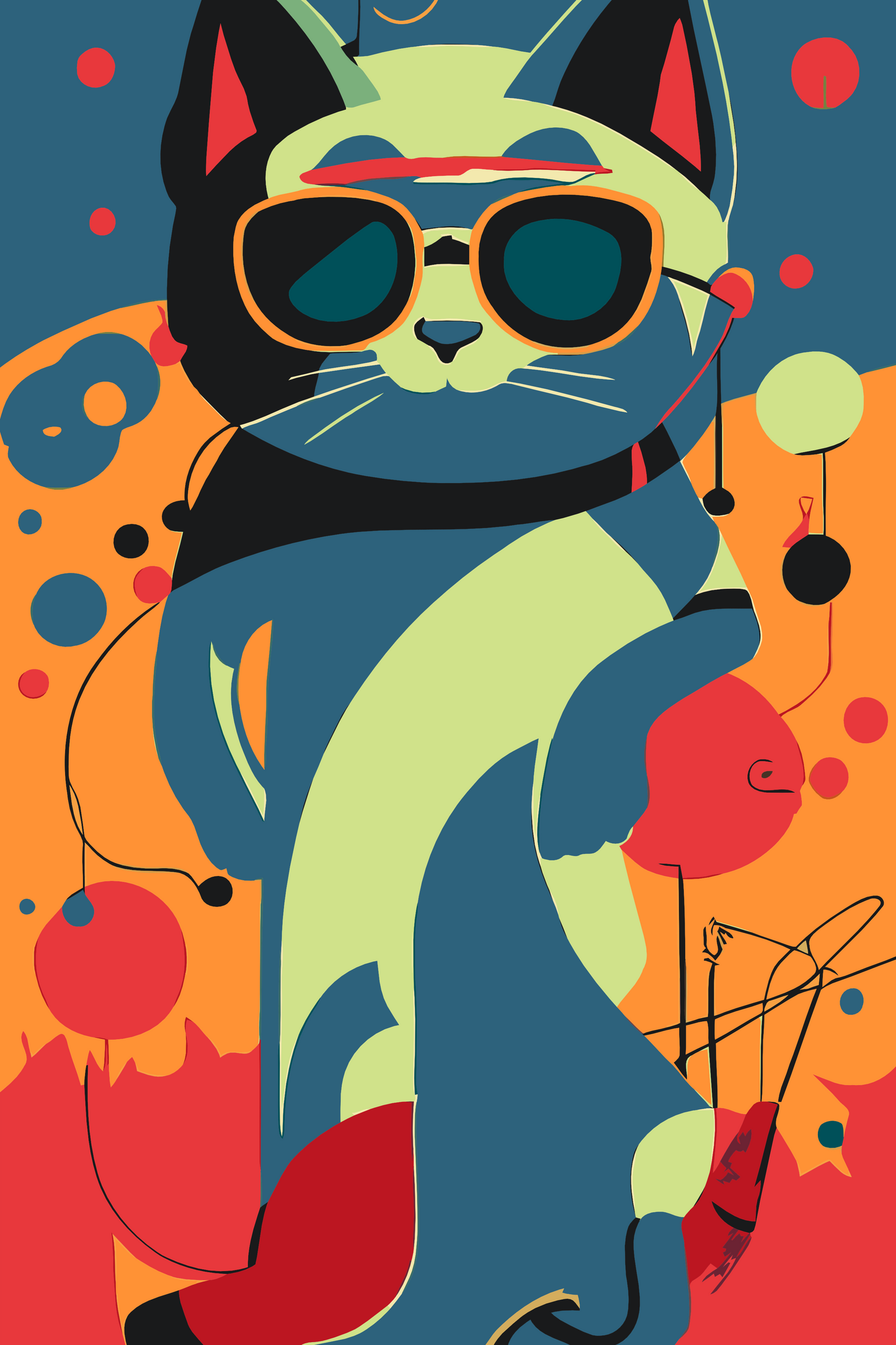 Paint by Numbers - Pop art-kat